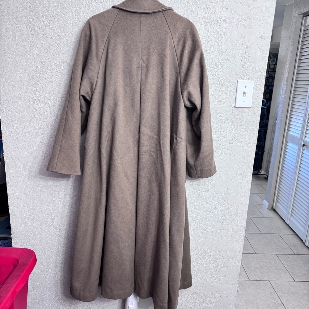 Vintage Christian Dior Tan Swing Pea Coat - Size Unknown - Picture 4 of 8